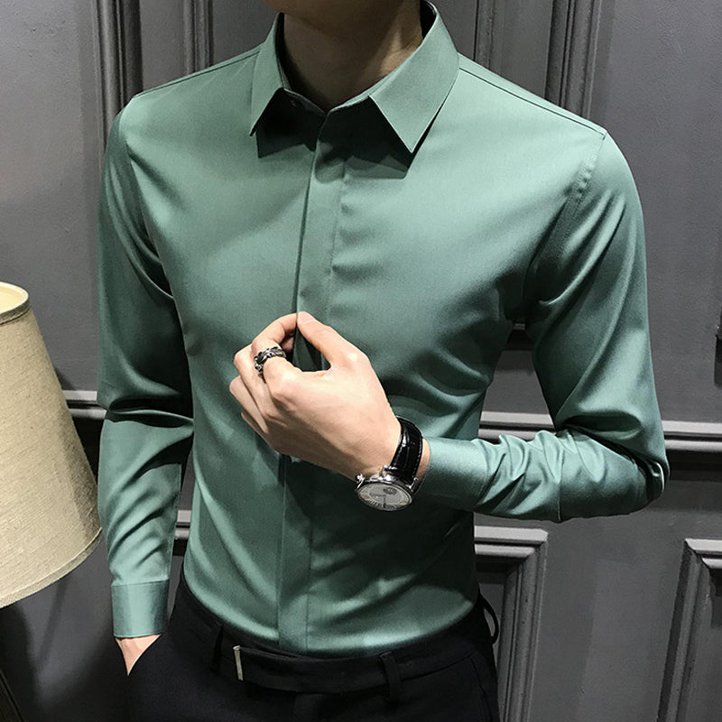 Camisa antiarrugas para hombre (OFERTA 2025)