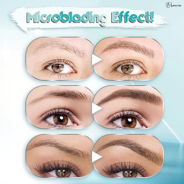 💥COMPRA 1 RECIBE 1 GRATIS🎉Lápiz de cejas de alta calidad 3D impermeable microblading 4 punta de tenedor lápiz de tatuaje