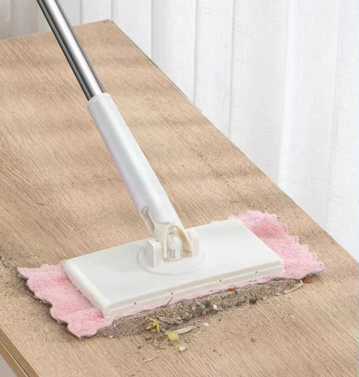 👍Toallitas húmedas automáticas, mopa limpiadora【multiusos para dormitorio, baño y cocina】- no ensucia las manos, muy conveniente