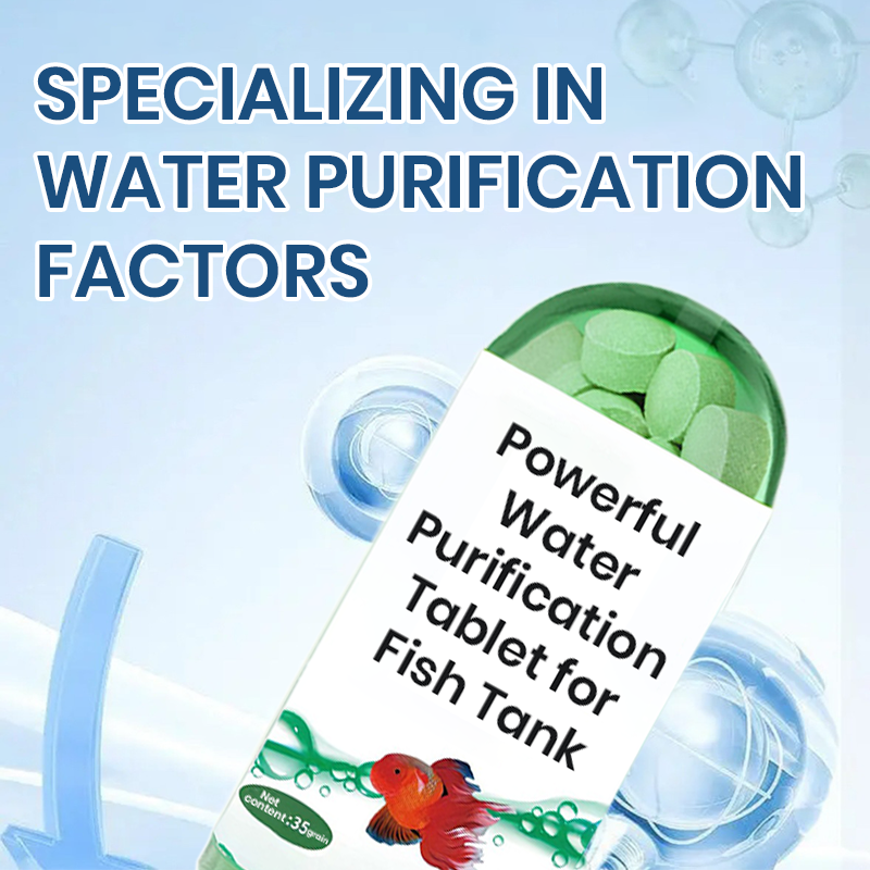 Tableta Potente de Purificación de Agua para Acuarios