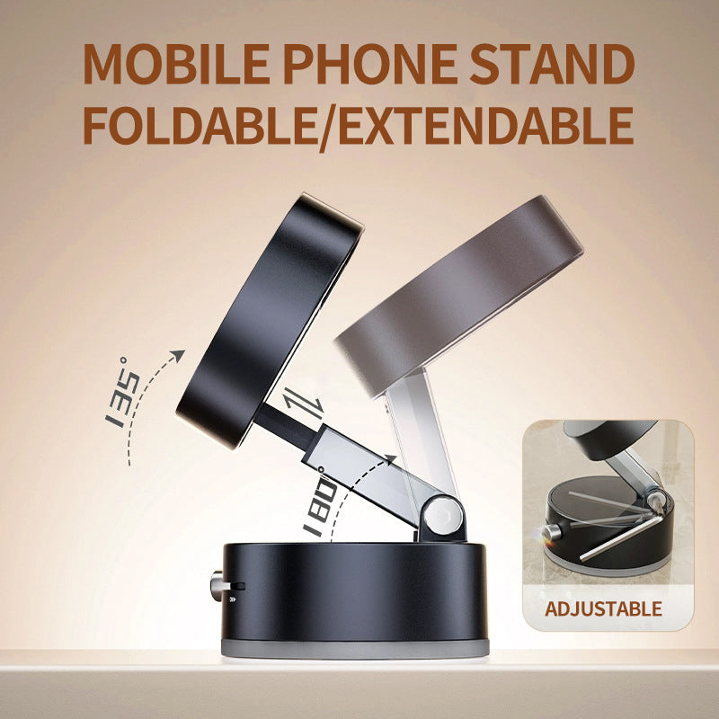 Soporte magnético para teléfono celular, plegable y portátil, con aspiradora, ¡a mitad de precio por tiempo limitado!