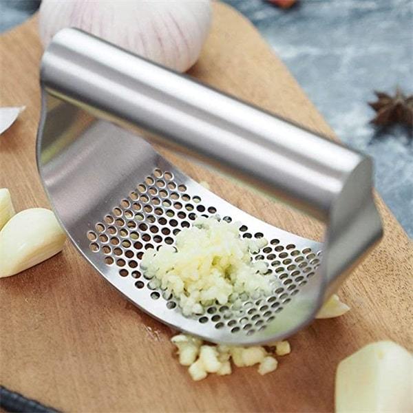 Prensa de ajo de acero inoxidable (oferta por tiempo limitado)