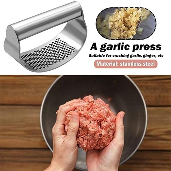 Prensa de ajo de acero inoxidable (oferta por tiempo limitado)