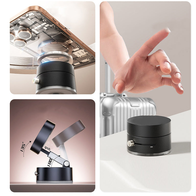Soporte magnético para teléfono celular, plegable y portátil, con aspiradora, ¡a mitad de precio por tiempo limitado!