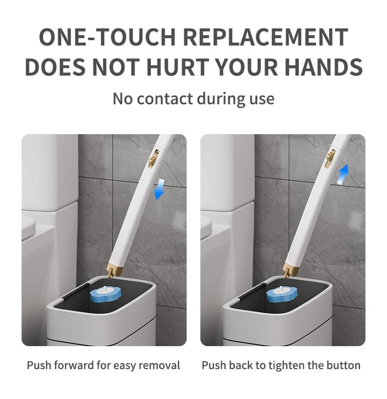 🏆¡¡¡PRECIO ESPECIAL DE LA SEMANA!!!✨Juego de escobilla de baño innovador para montar en la pared 🚽