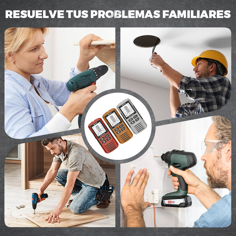 Detector de Pared Portátil Multifuncional