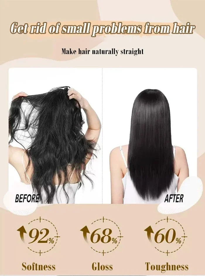 Compre 2 y llévese 1 gratis-Silk and Keratin Treatment Hair Straightening Cream
