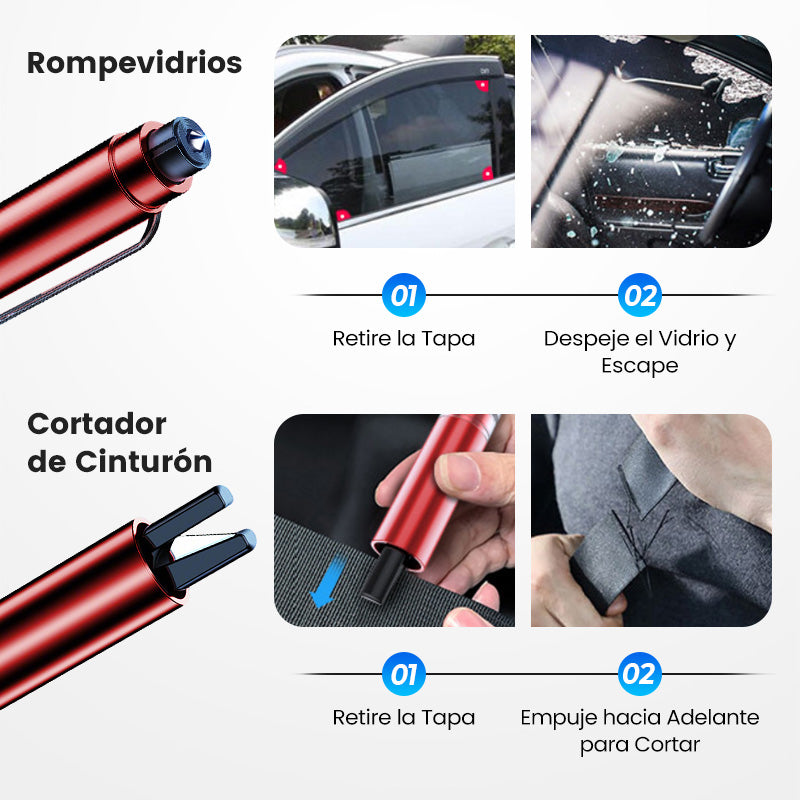 🚨 Mini Herramienta de Emergencia para Auto – ¡Tu Salvavidas en el Camino! 🚗💨