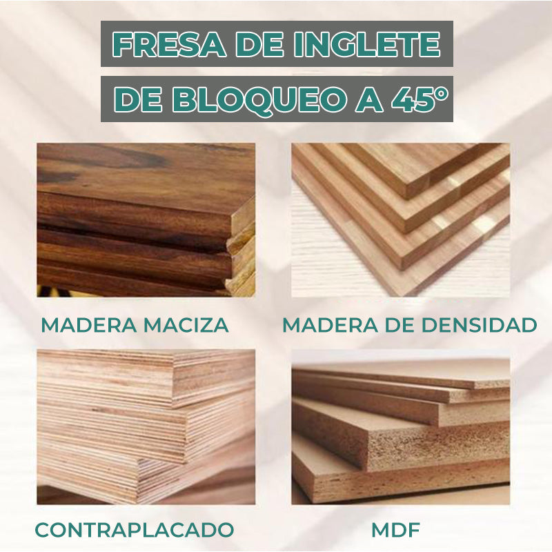 🎁VENTA CALIENTE ⏳Broca para enrutador de inglete de 45 °