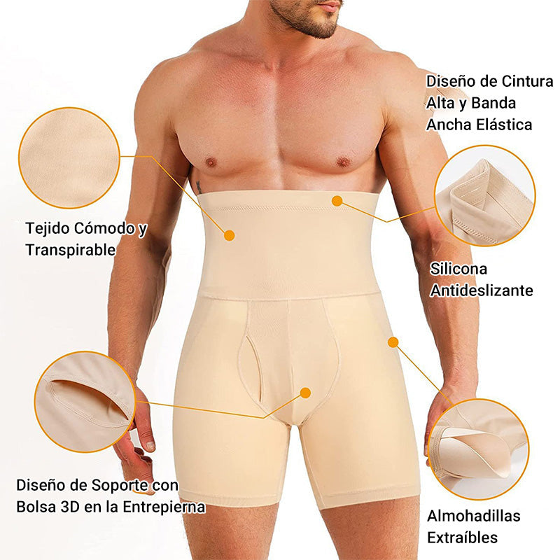 Fajas moldeadoras de cintura alta para hombre - COMPRA 2 ENVÍO GRATIS