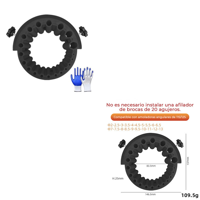 Afilador de Brocas Multiusos para Amoladores Angulares