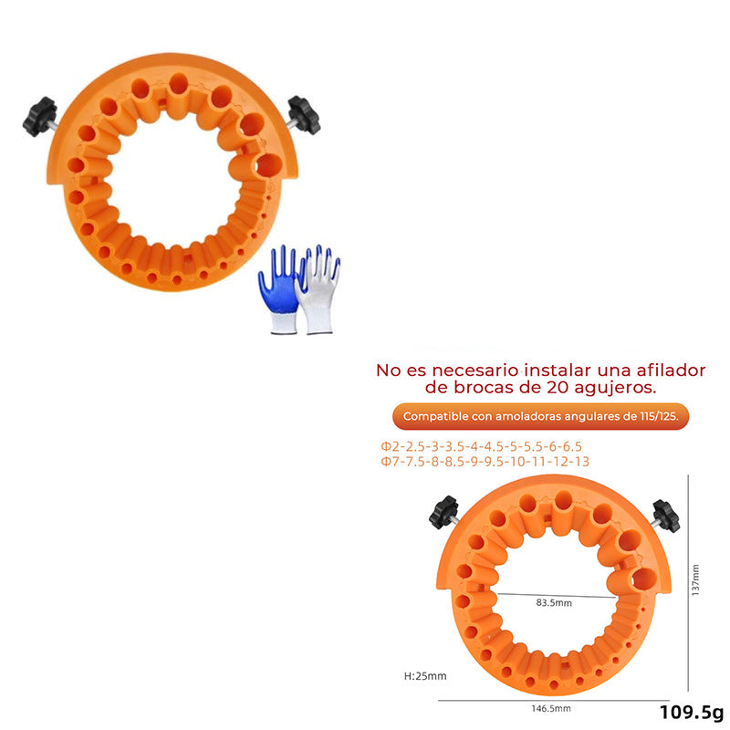 Afilador de Brocas Multiusos para Amoladores Angulares