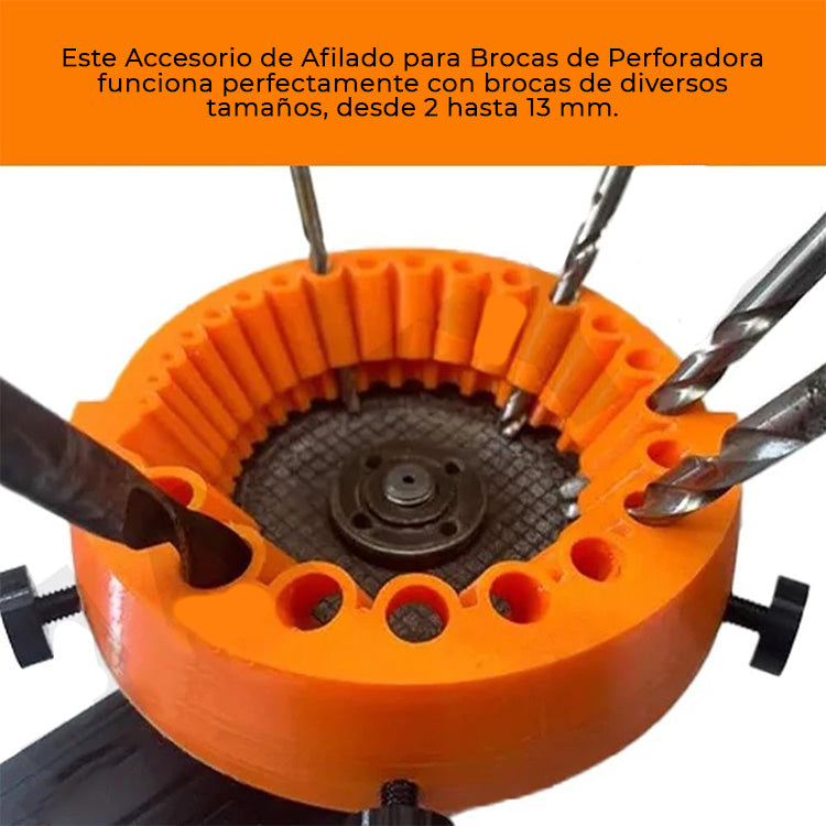 Afilador de Brocas Multiusos para Amoladores Angulares