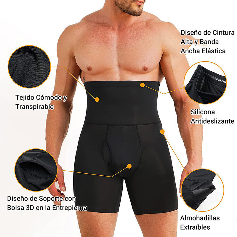 Fajas moldeadoras de cintura alta para hombre - COMPRA 2 ENVÍO GRATIS