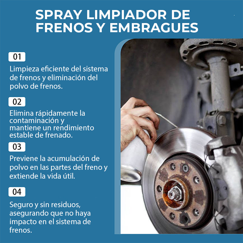 Spray Limpiador de Frenos Eficaz y Duradero
