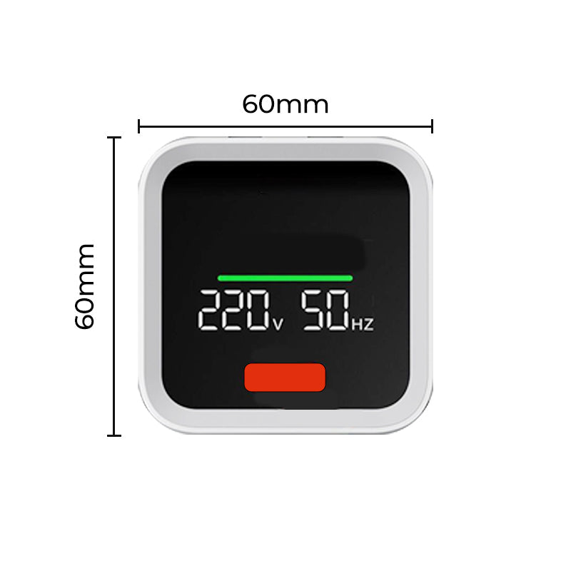 Probador de Enchufe con Pantalla LCD