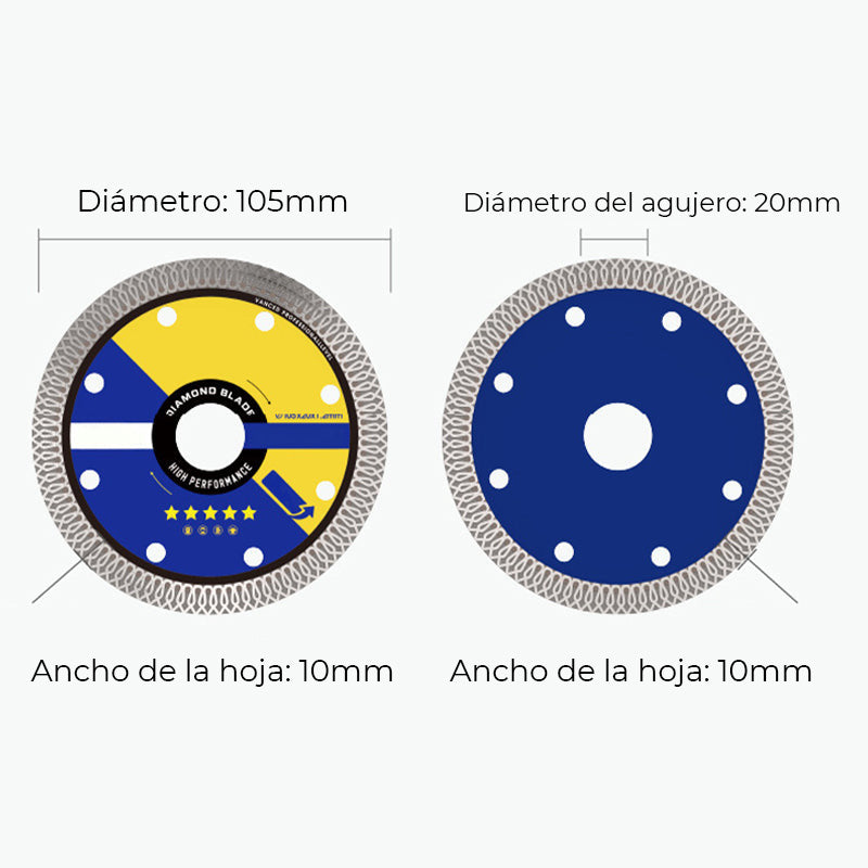 Discos de corte para baldosas cerámicas superfinos éxito