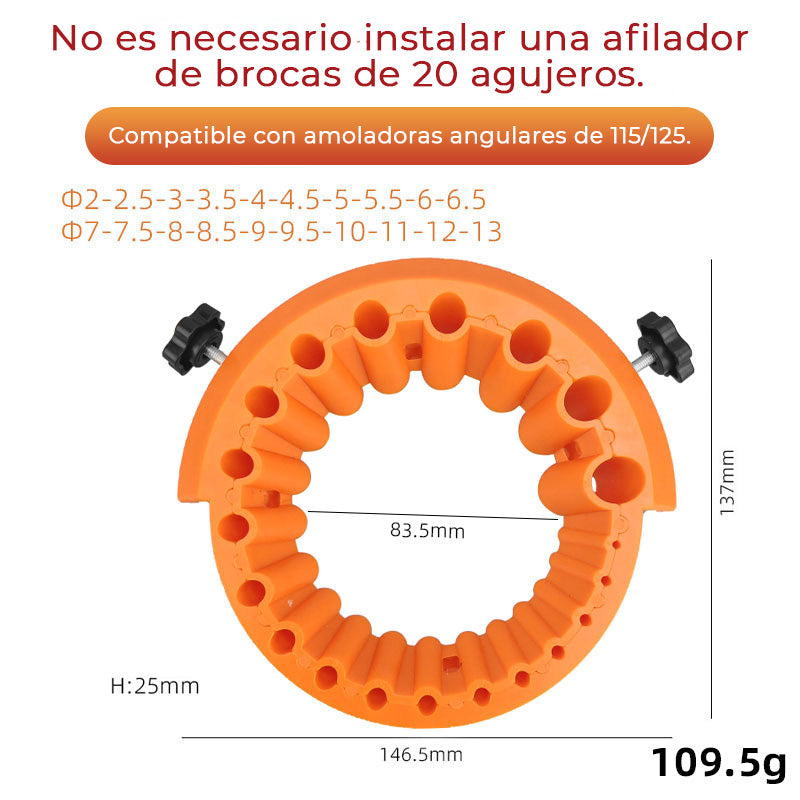 Afilador de Brocas Multiusos para Amoladores Angulares