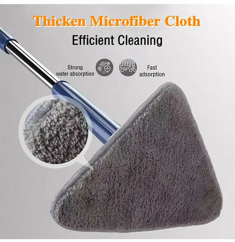 Fregona de limpieza ajustable giratoria de 360°