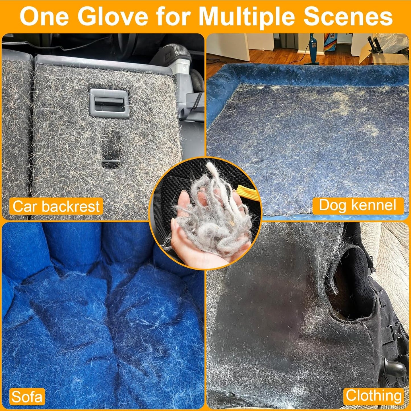 🎁COMPRA 1 Y LLÉVATE 1 GRATIS🔥Guantes para depilación de animales🐱🐕