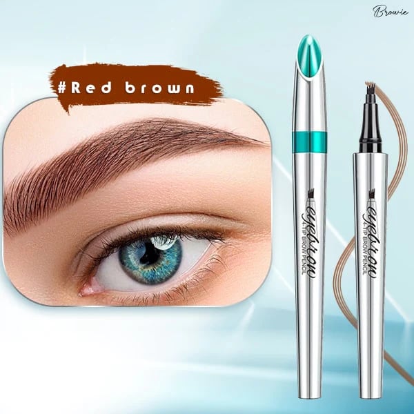 💥COMPRA 1 RECIBE 1 GRATIS🎉Lápiz de cejas de alta calidad 3D impermeable microblading 4 punta de tenedor lápiz de tatuaje
