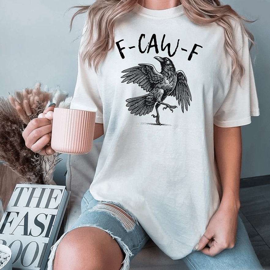 ✨Camiseta gráfica de cuervo humorística: ¡dilo con un graznido!