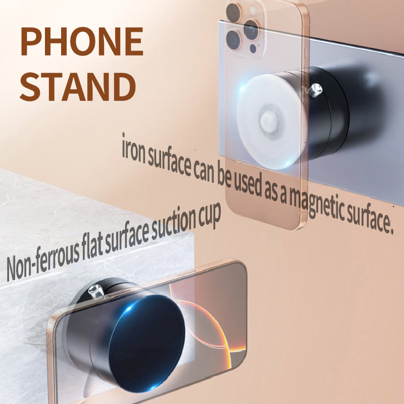 Soporte magnético para teléfono celular, plegable y portátil, con aspiradora, ¡a mitad de precio por tiempo limitado!