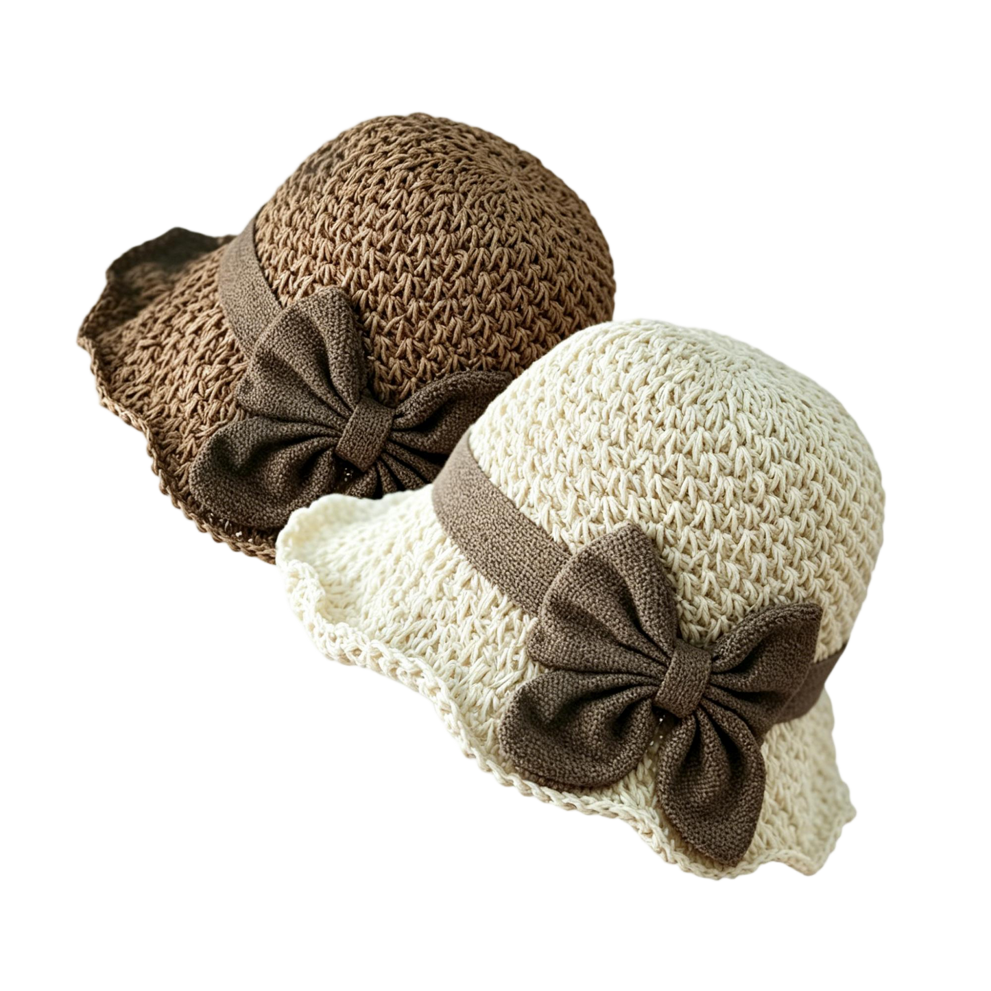 🥳¡OFERTA DE VERANO!🥳💞¡Más de 50.000 unidades vendidas!💥 ¡50% de descuento! 🔥 Elegante sombrero de paja tejido con lazo: transpirable, plegable y perfecto para la playa y los viajes 👒