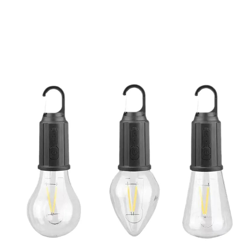 Decoración de iluminación de bombilla Retro de carga Tipo-C colgante para acampar al aire libre