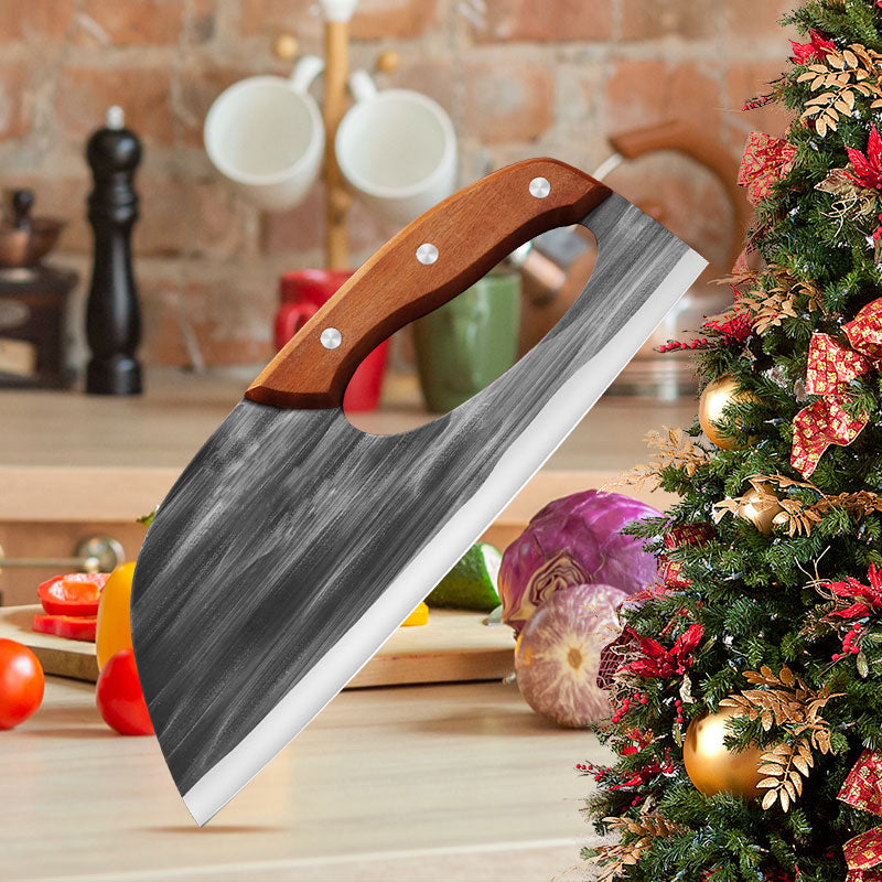 Cuchillo de cocina de acero inoxidable multifuncional que ahorra esfuerzo