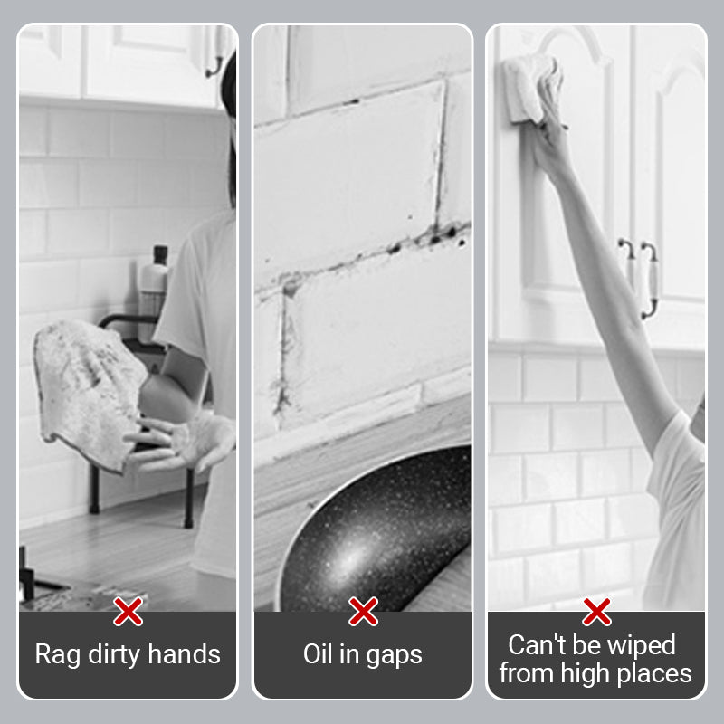 👍Toallitas húmedas automáticas, mopa limpiadora【multiusos para dormitorio, baño y cocina】- no ensucia las manos, muy conveniente