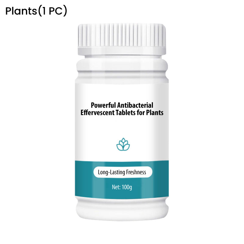 Potentes comprimidos efervescentes antibacterianos para flores