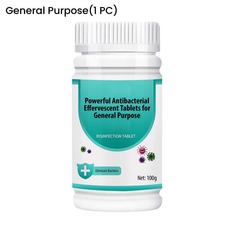 Potentes comprimidos efervescentes antibacterianos para flores