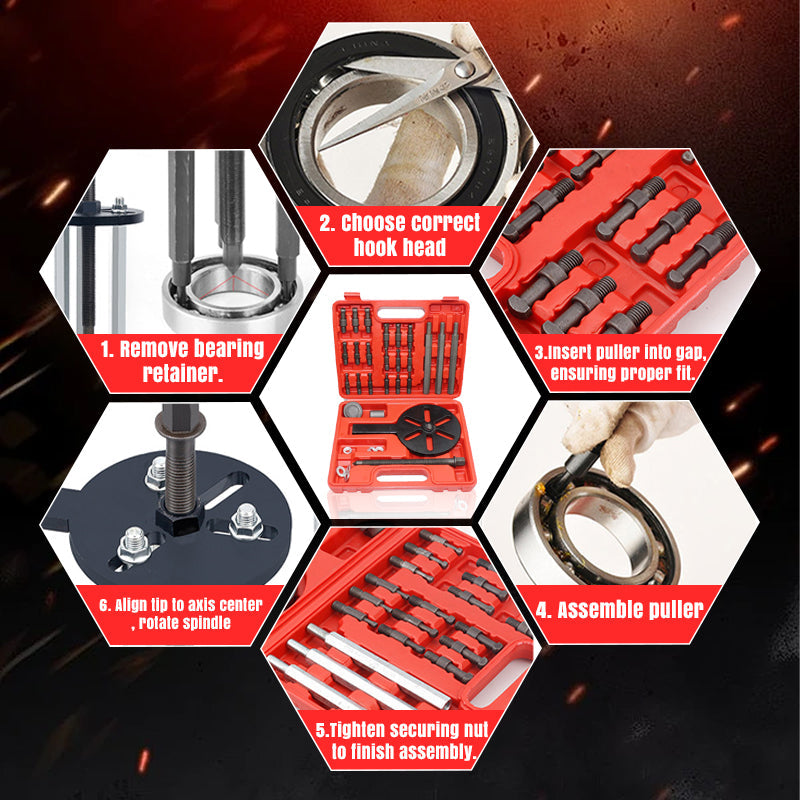 🛠️Herramienta extractora de desmontaje de cojinetes internos🧰