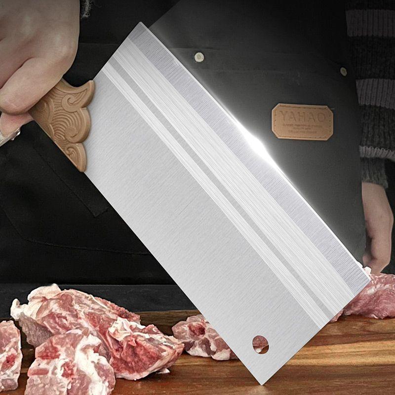 Cuchillo de cocina forjado, afilado y duradero
