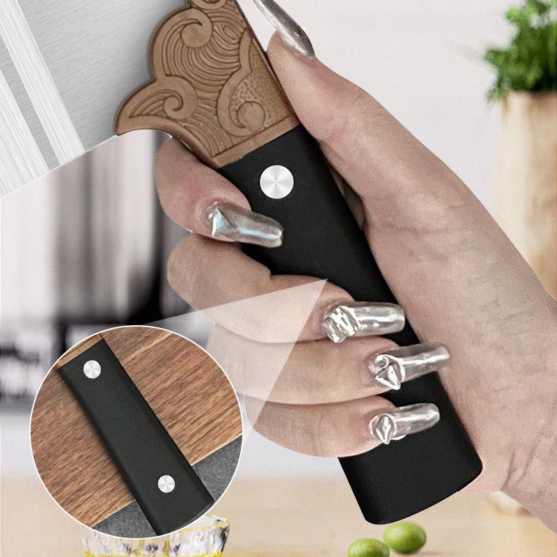 Cuchillo de cocina forjado, afilado y duradero