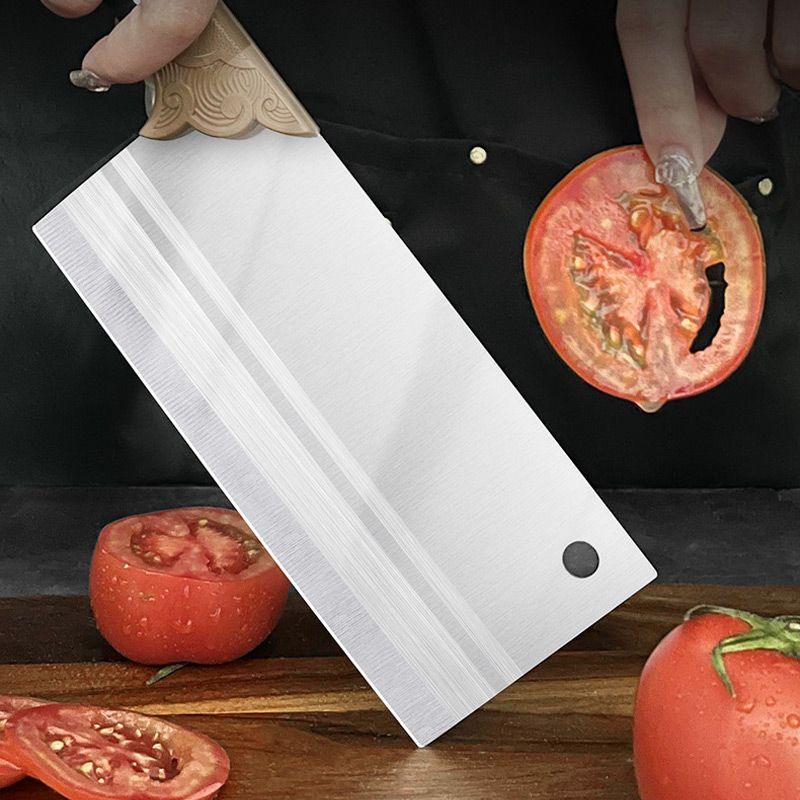 Cuchillo de cocina forjado, afilado y duradero
