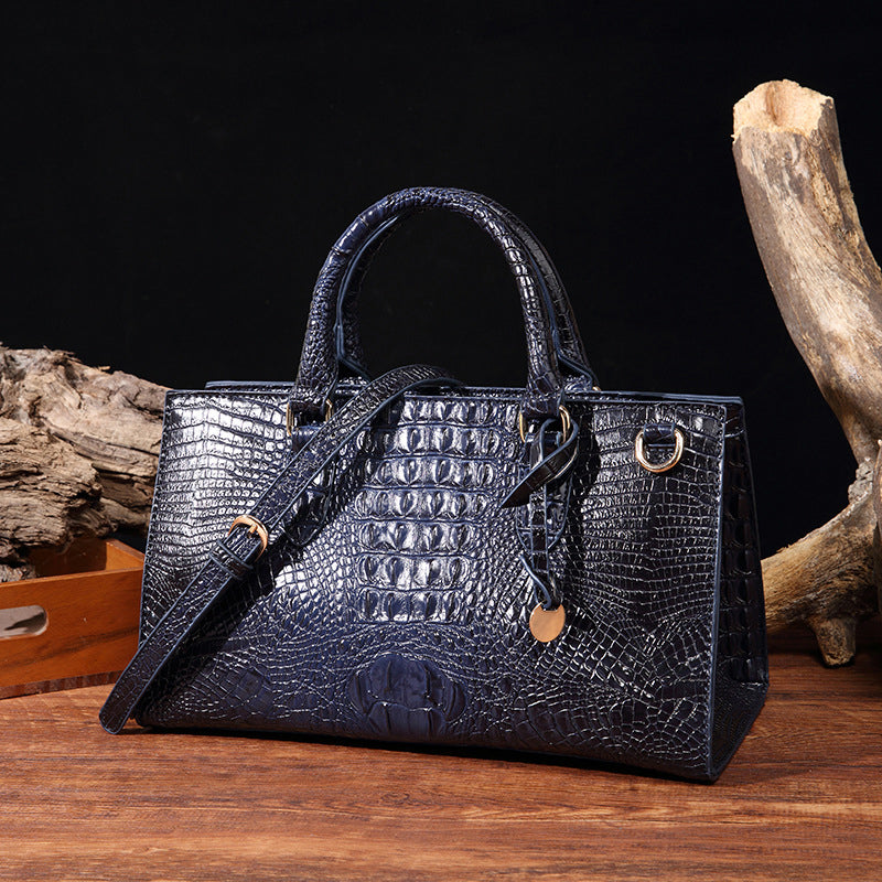 Women's Crocodile Embossed Long Handbag