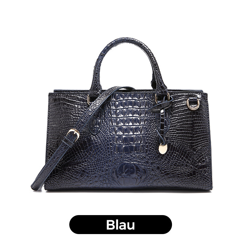 Women's Crocodile Embossed Long Handbag