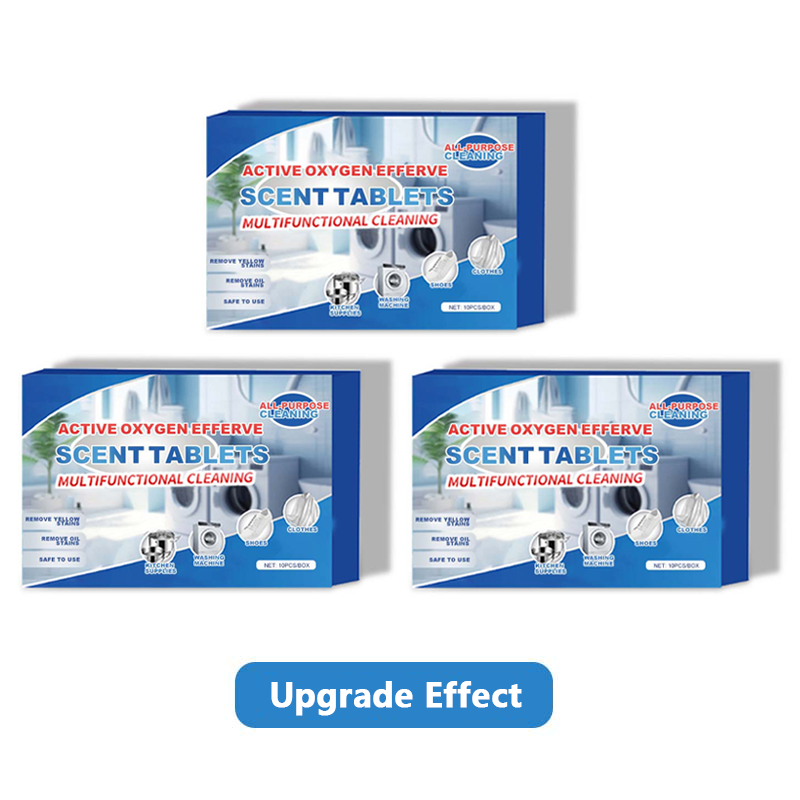💥Compre 3 y obtenga 7 gratis💦Tabletas efervescentes de limpieza con oxígeno activo multiuso
