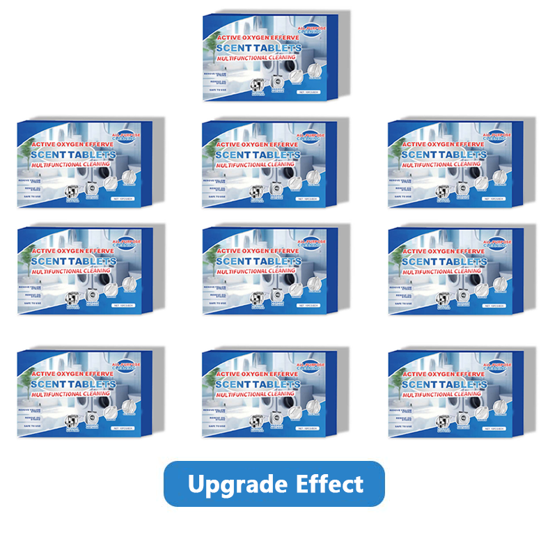 💥Compre 3 y obtenga 7 gratis💦Tabletas efervescentes de limpieza con oxígeno activo multiuso