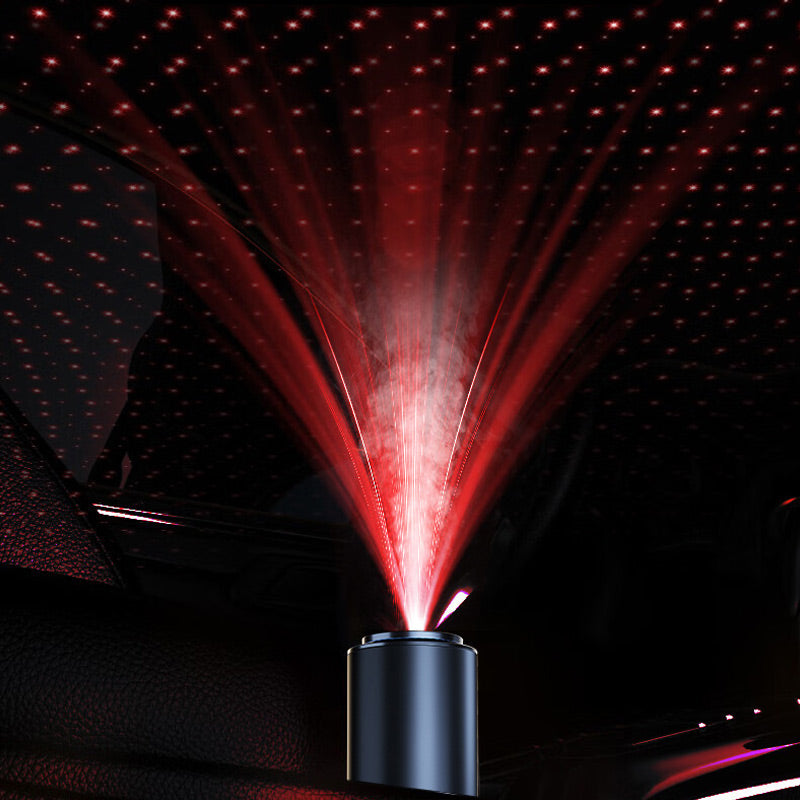 Difusor de aroma para coche con diseño de estrella de ambiente colorido