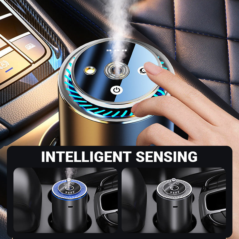 Difusor de aroma para coche con diseño de estrella de ambiente colorido