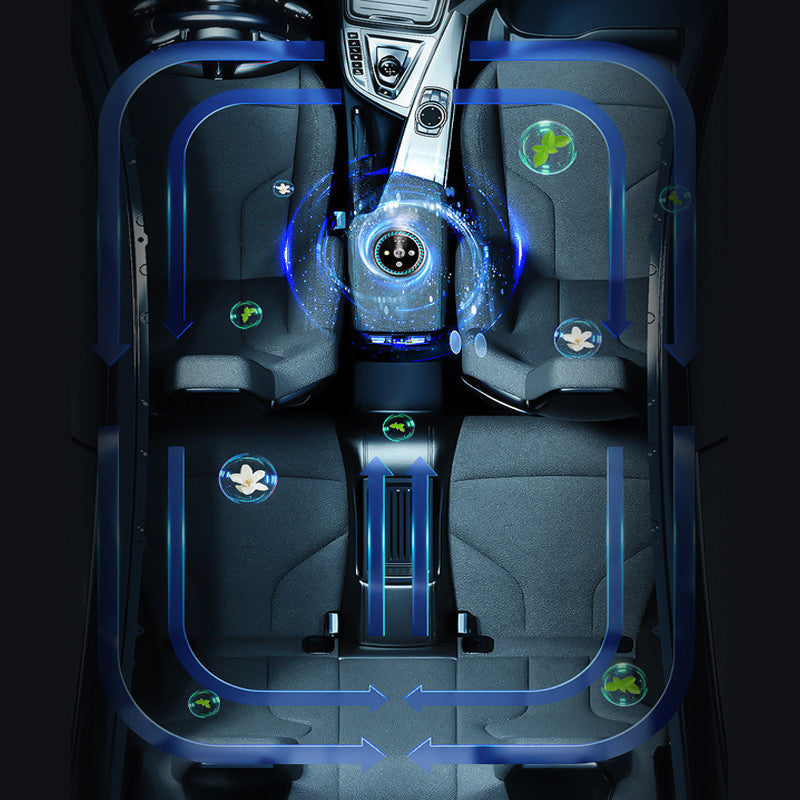 Difusor de aroma para coche con diseño de estrella de ambiente colorido