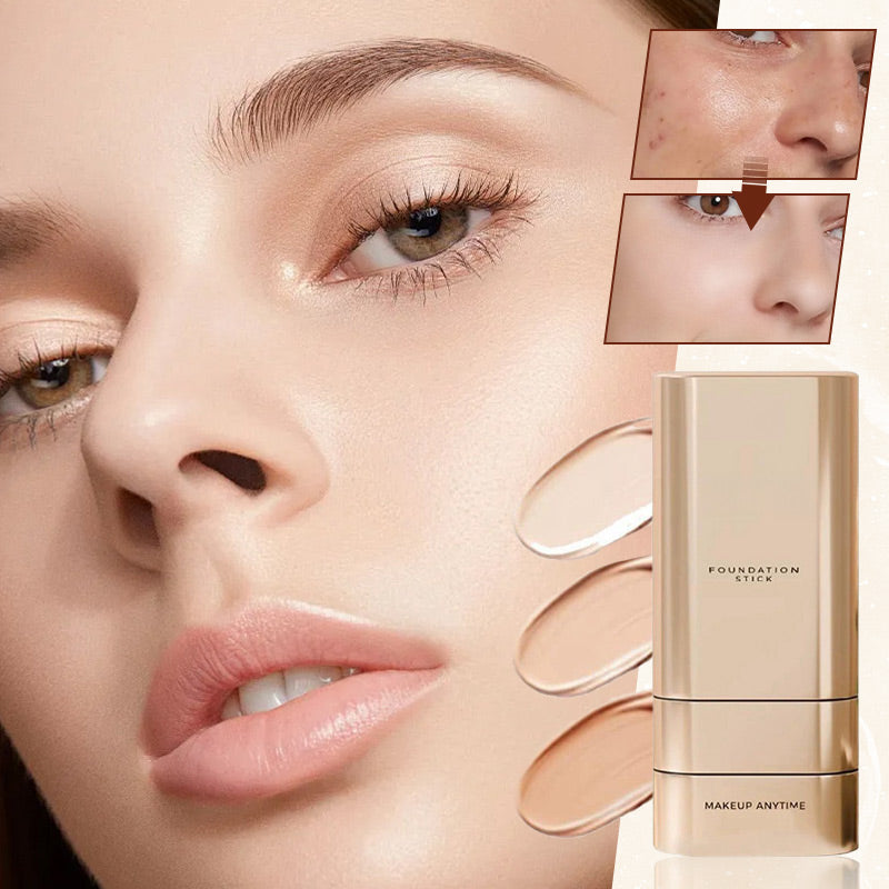 ✨Oferta especial 50% de descuento✨Base de maquillaje en barra de doble punta, impecable y de larga duración