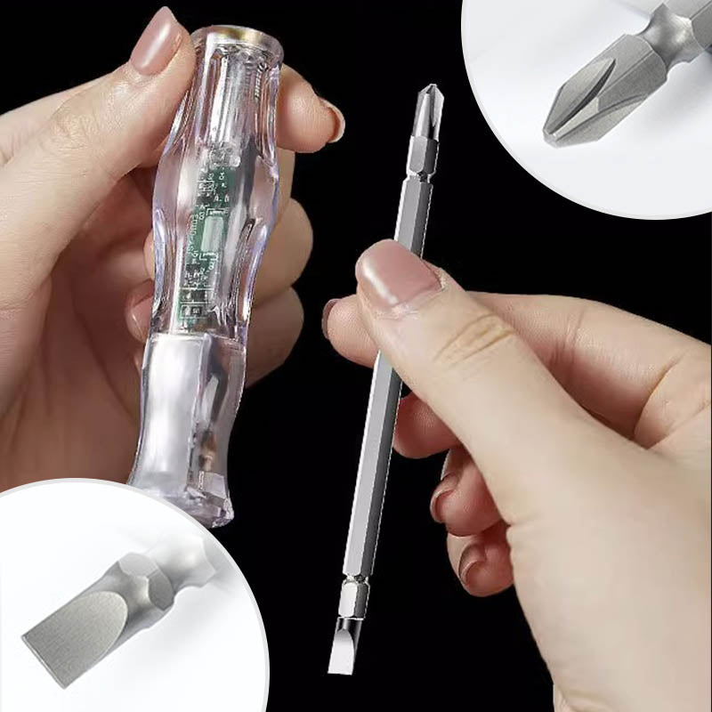 Bolígrafo de prueba de voltaje de inductancia de doble extremo multifunción