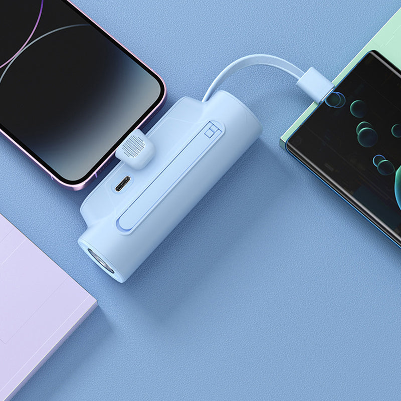 Cargador portátil multifunción con cable