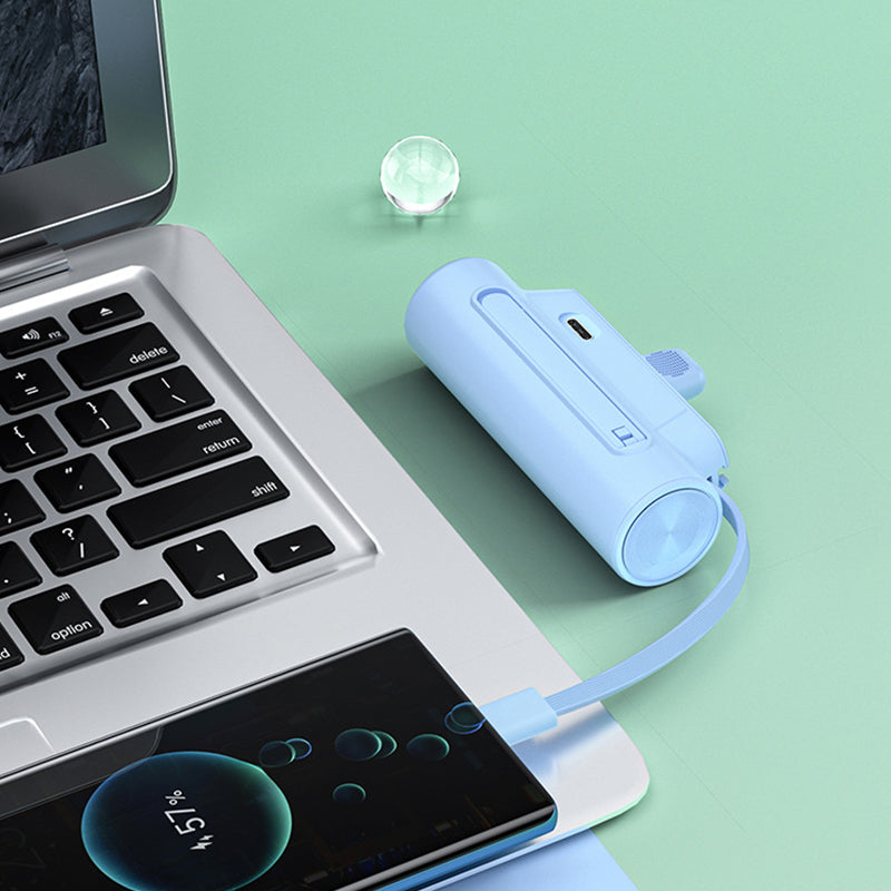 Cargador portátil multifunción con cable