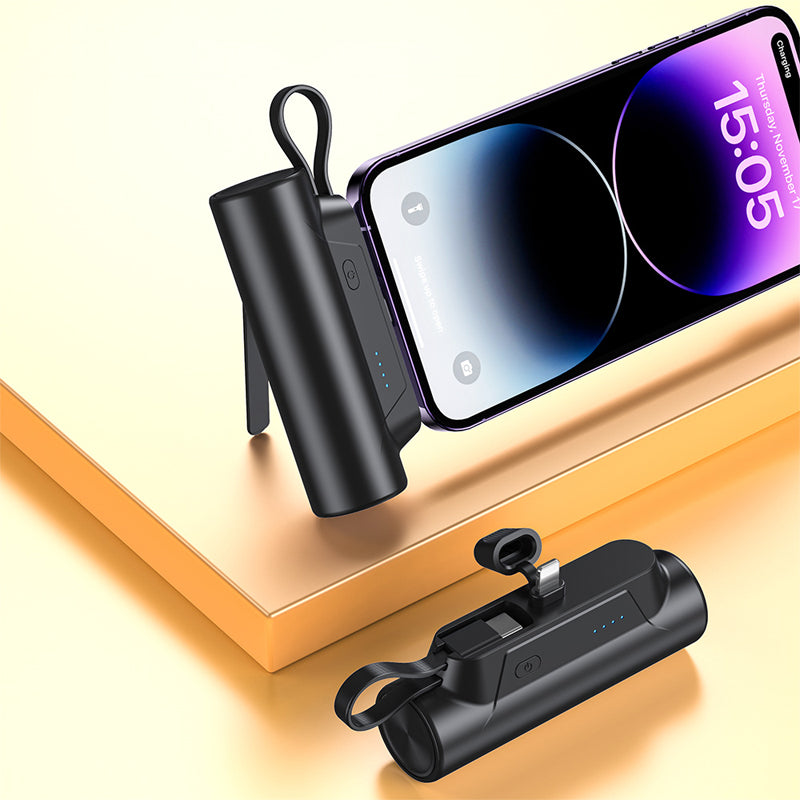 Cargador portátil multifunción con cable