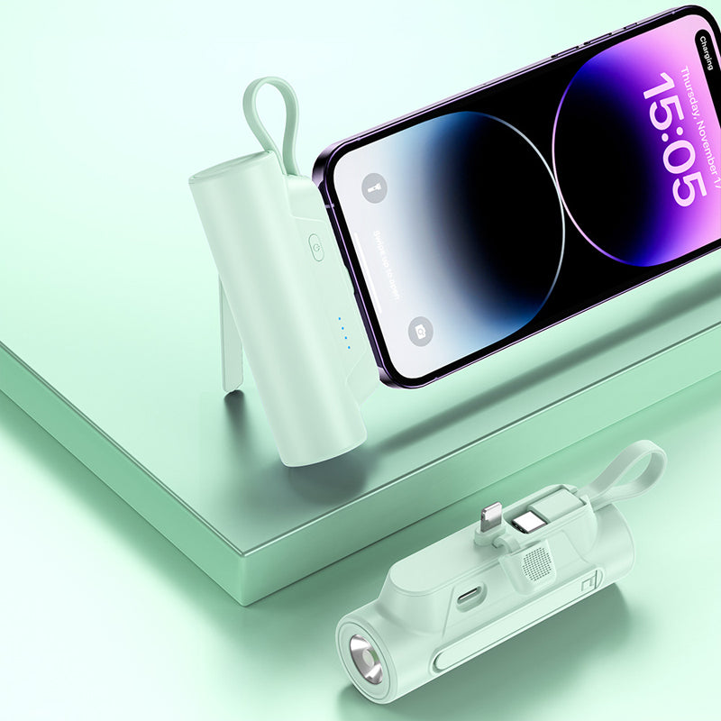 Cargador portátil multifunción con cable